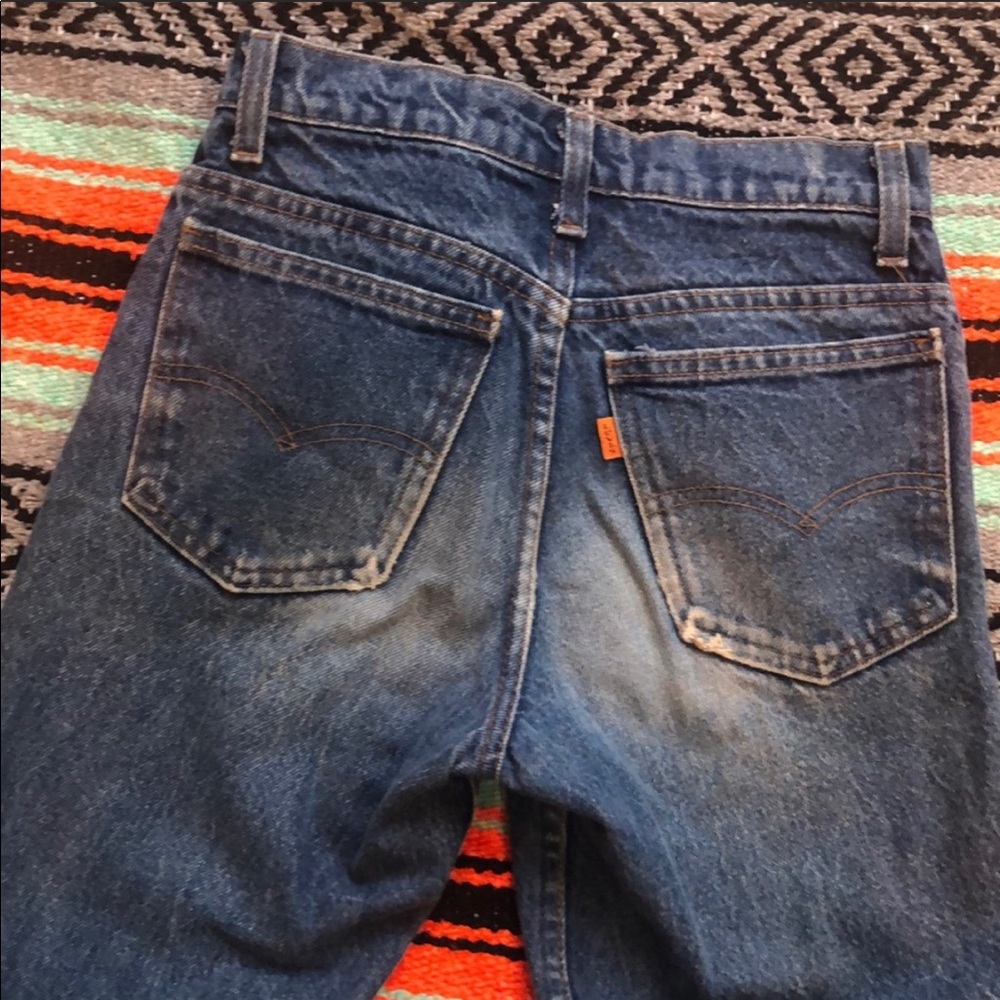 Orange tab Levi’s straight 23/24